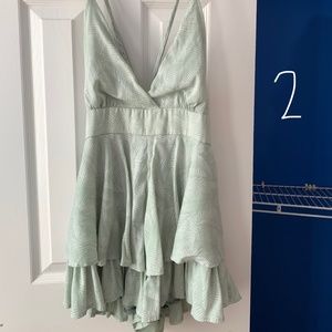 Lizard Thicket Sea Foam Romper